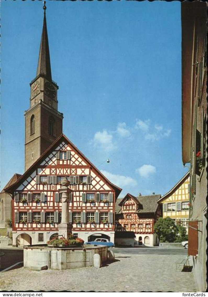 11380987 Buelach ZH Marktplatz Kirche Buelach ZH - Autres & Non Classés