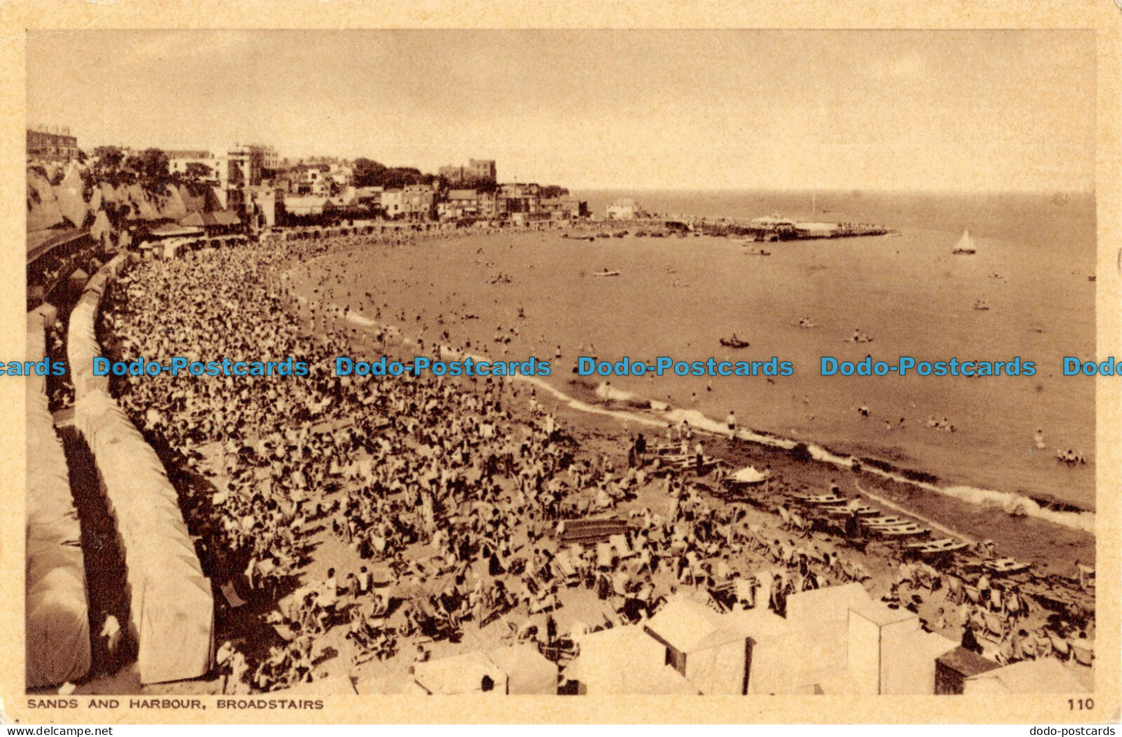 R087370 Sands And Harbour. Broadstairs. A. H. And S. Paragon Series - Monde