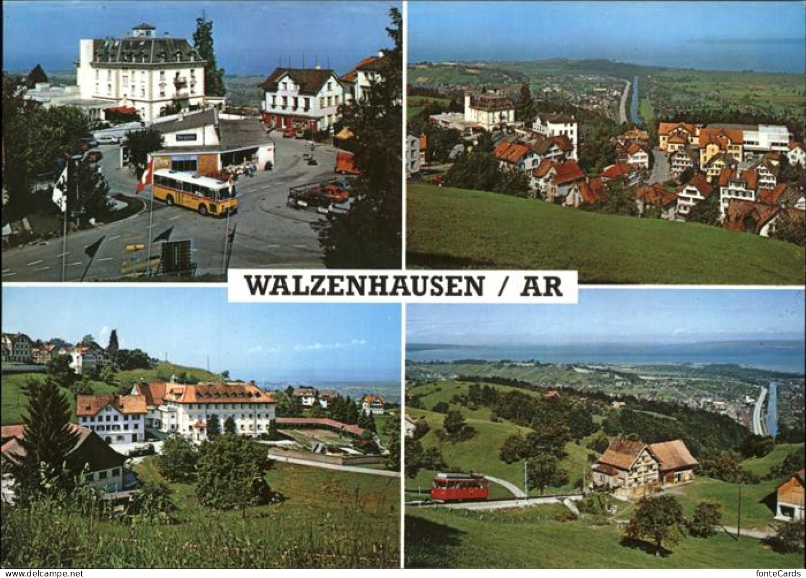 11380944 Walzenhausen AR Mit Rheineck Alten Rhein Und Bodensee Walzenhausen - Altri & Non Classificati