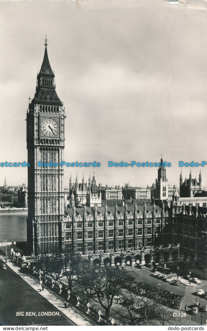 R086228 Big Ben. Westminster. London. A. V. Fry. RP. 1959 - Autres & Non Classés