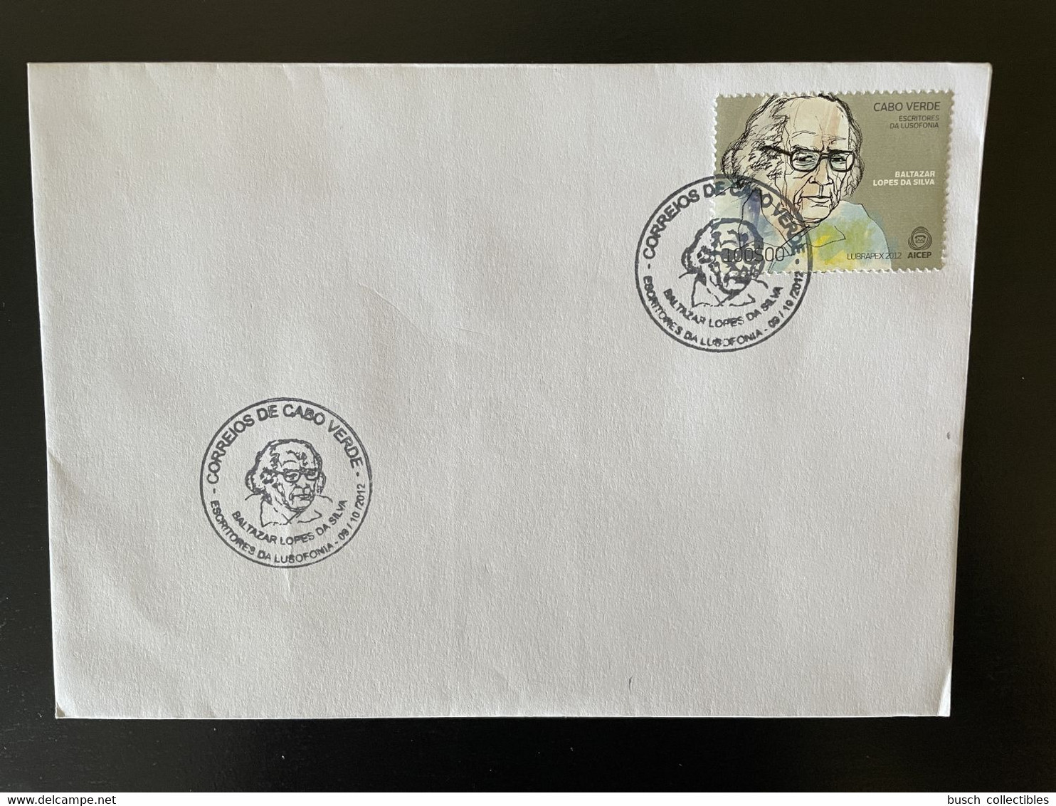 Cape Kap Cabo Verde 2012 Mi. 1017 FDC Joint Issue Emission Commune LUBRAPEX AICEP Baltazar Lopes Da Silva RARE ! - Cape Verde