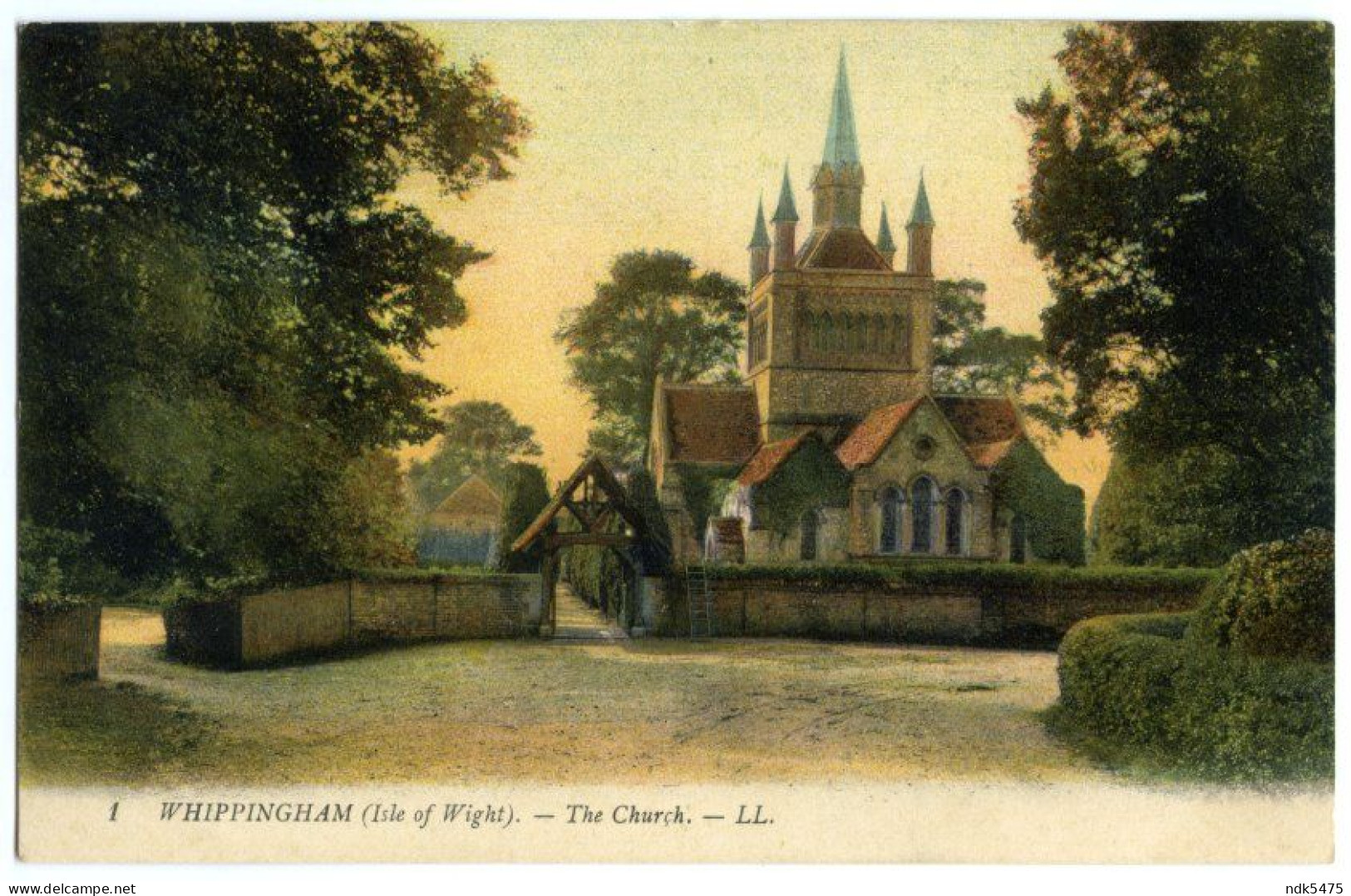 ISLE OF WIGHT : WHIPPINGHAM - THE CHURCH (LL) - Sonstige & Ohne Zuordnung