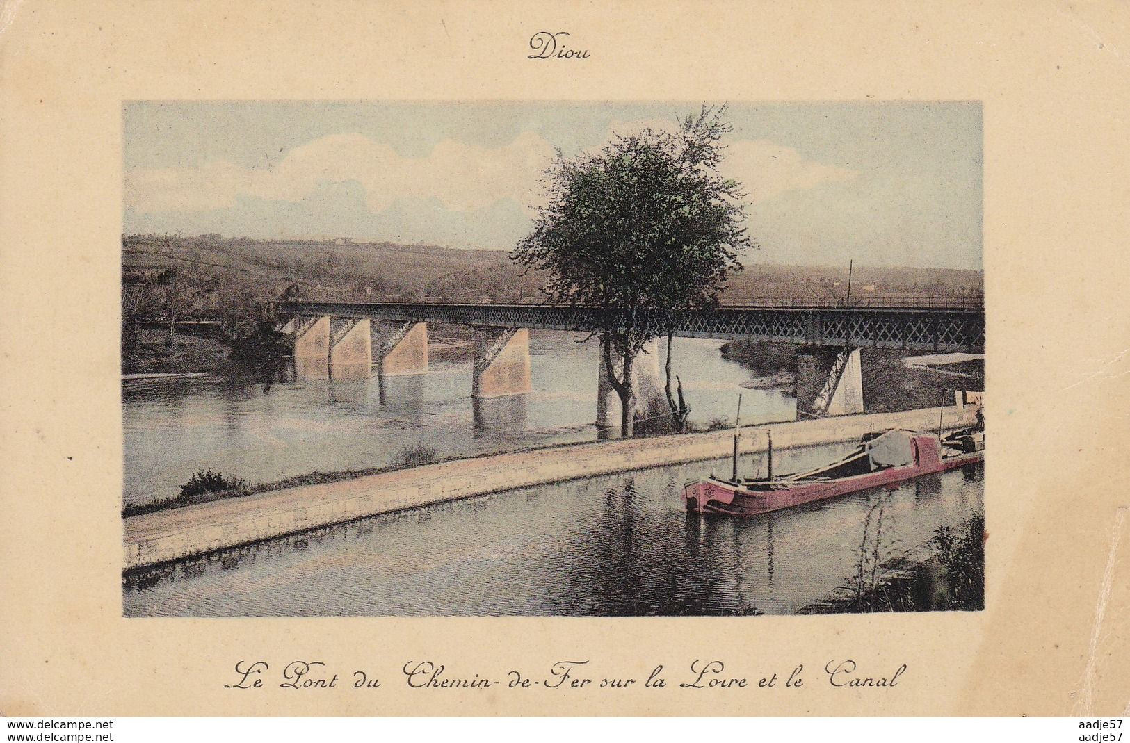 Frankrijk Diou Le Pont Du Chemin De Fer 1917 - Steenvoorde