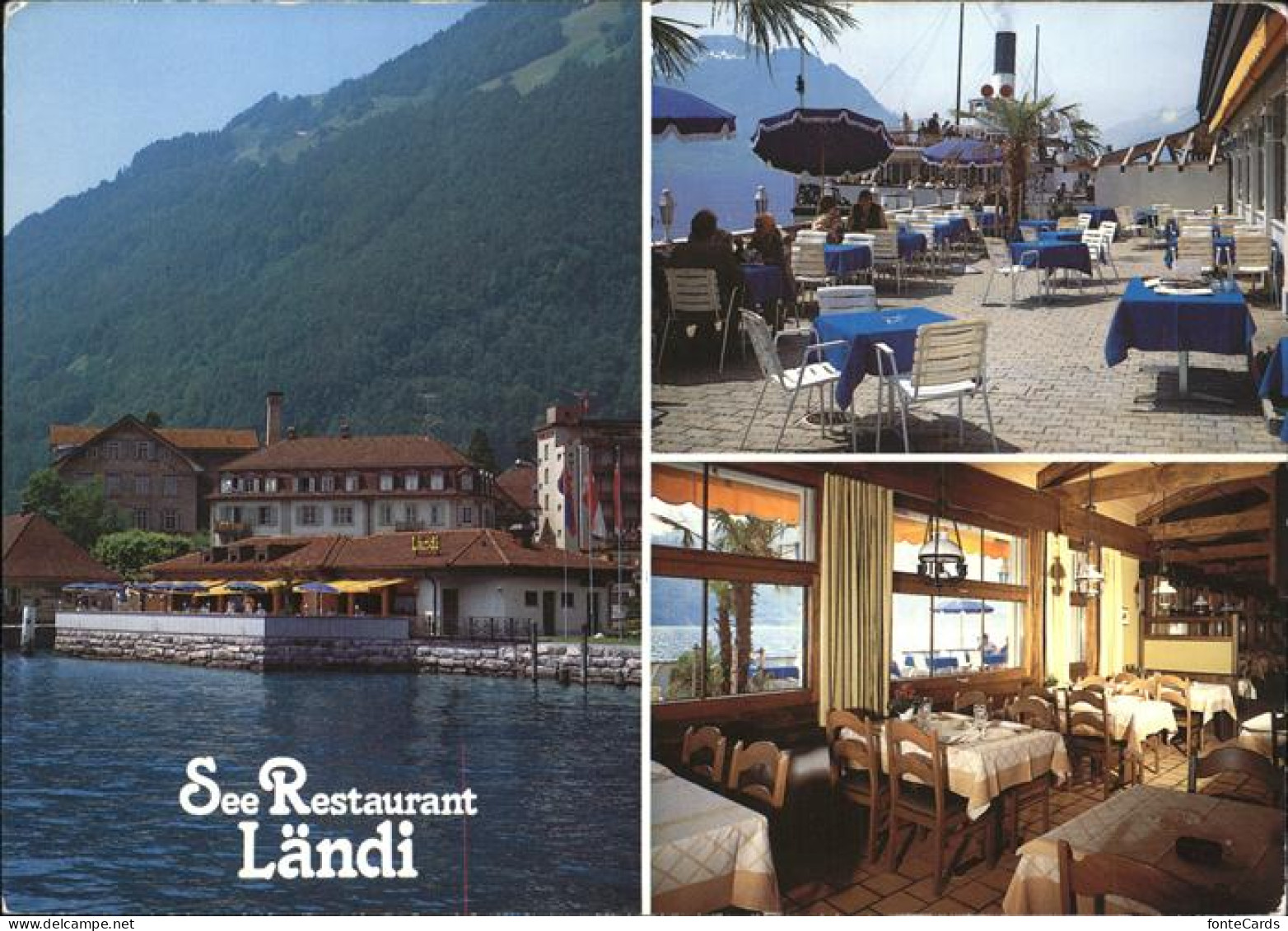 11380906 Gersau Vierwaldstaettersee See Restaurant Laendi Details Gersau Vierwal - Andere & Zonder Classificatie