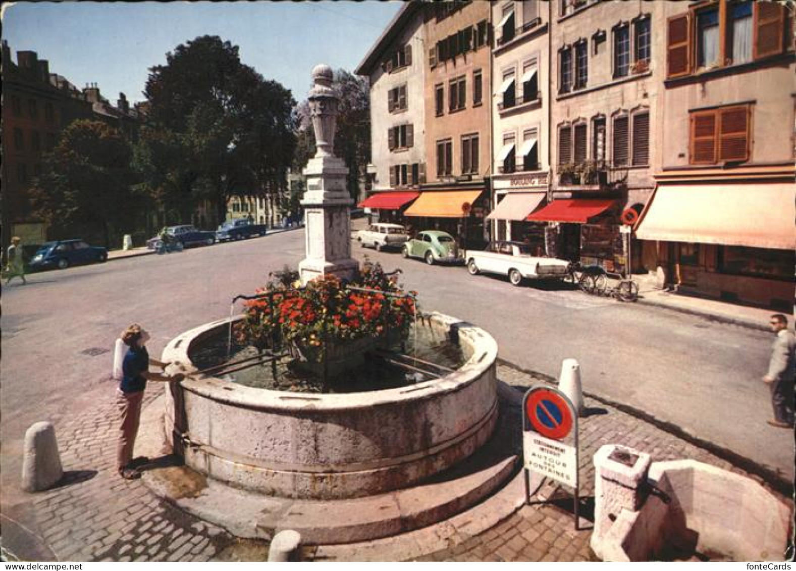 11380902 Geneve GE La Fontaine De La Place Du Bourg De Four Geneve - Otros & Sin Clasificación