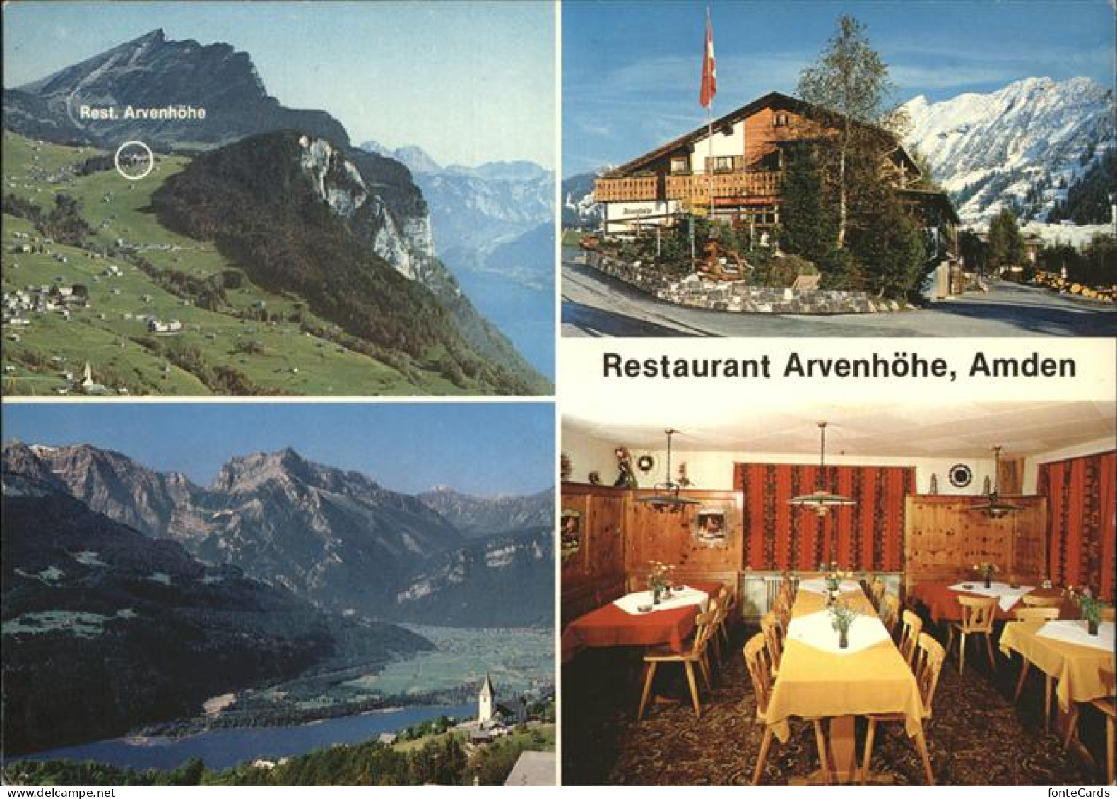 11380898 Amden SG Restaurant Arvenhoehe Mit Alpenpanorama Amden SG - Autres & Non Classés