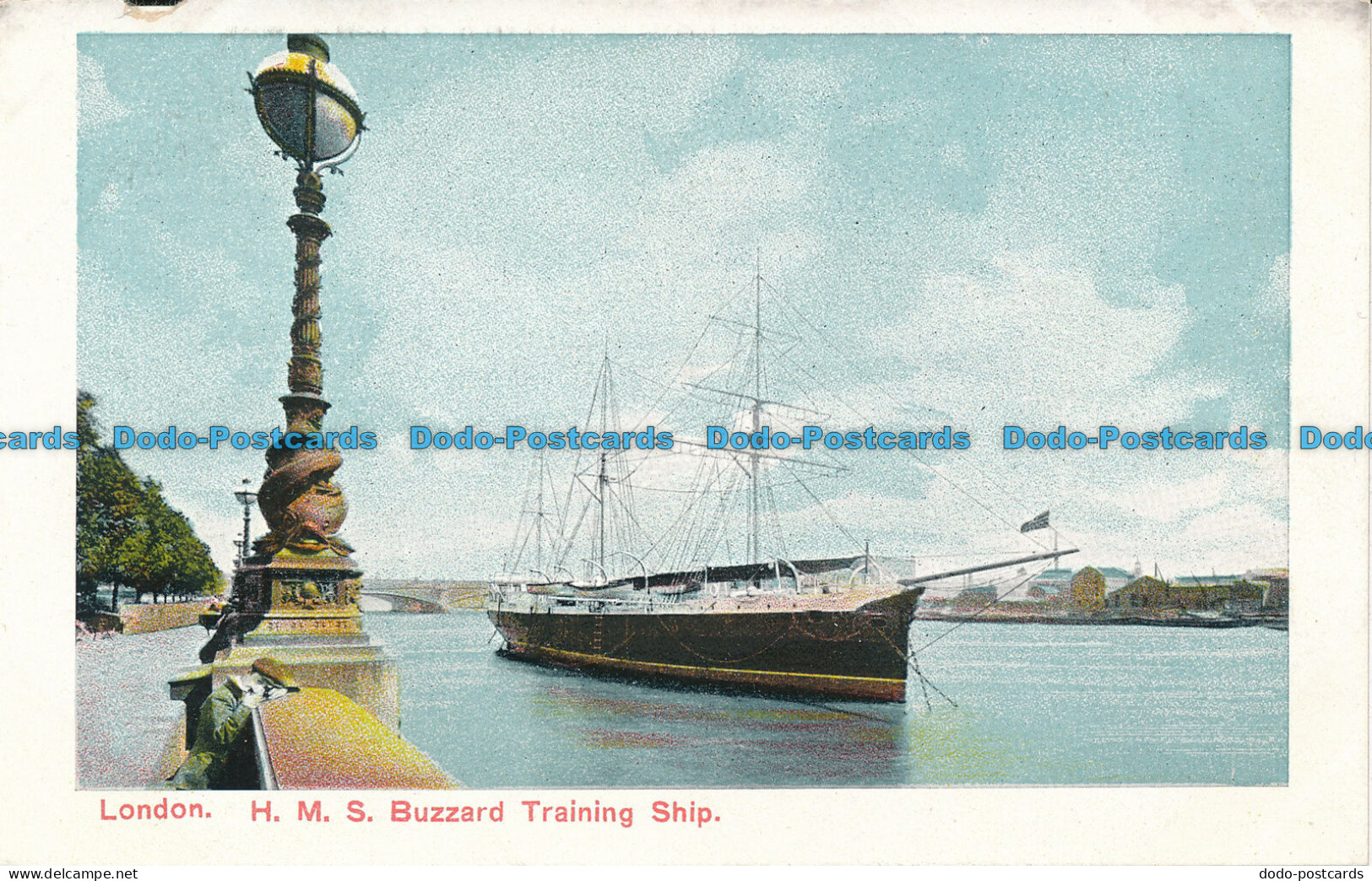 R087392 London. H. M. S. Buzzard Training Ship - Andere & Zonder Classificatie