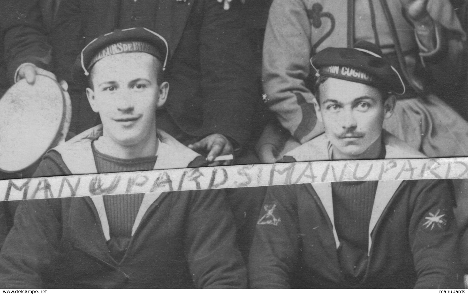 1910 - 1912 / CARTE PHOTO / BIZERTE / 4e REGIMENT DE TIRAILLEURS TUNISIENS / ZOUAVES / MARINE / SOUS MARIN / RTT - Oorlog, Militair