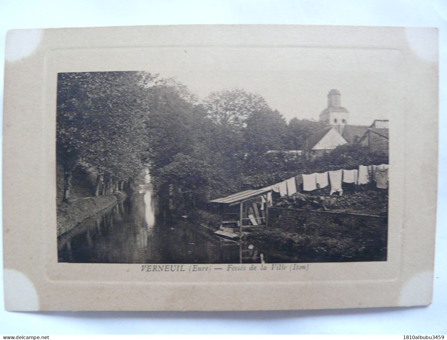 RARE - CPA 27 EURE  - VERNEUIL : Fossés De La Ville - Verneuil-sur-Avre