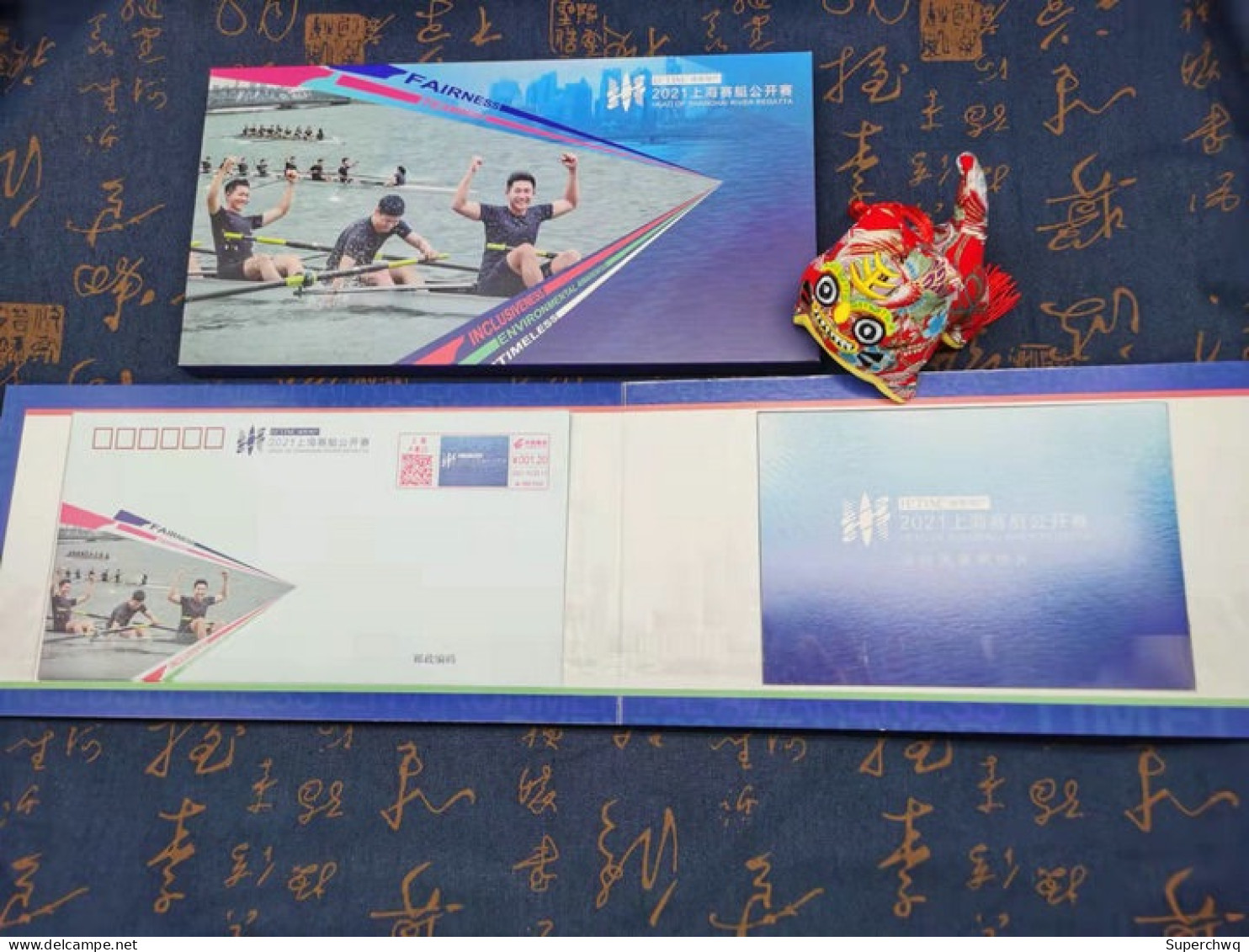 China Shanghai Philatelic Corporation 2021 Shanghai Rowing Open Race Postal DiscountIncludes: Personalized Stamps For Th - Postales