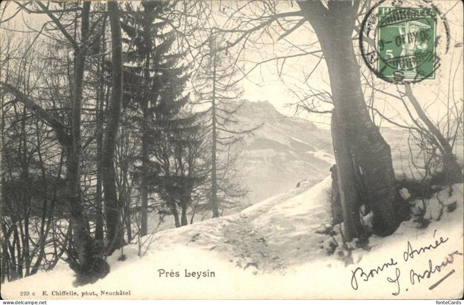 11379424 Leysin Partie Bei Leysin Leysin - Andere & Zonder Classificatie