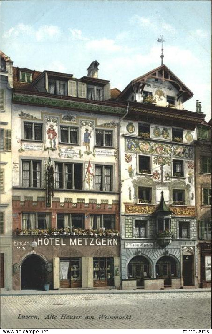 11379376 Luzern LU Alte Haeuser Am Weinmarkt Luzern - Andere & Zonder Classificatie