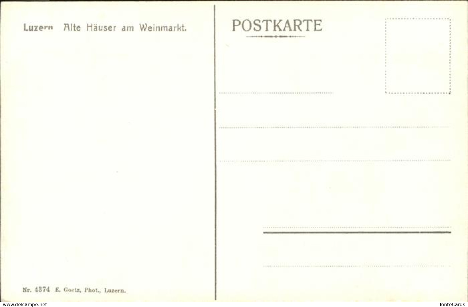 11379376 Luzern LU Alte Haeuser Am Weinmarkt Luzern - Other & Unclassified