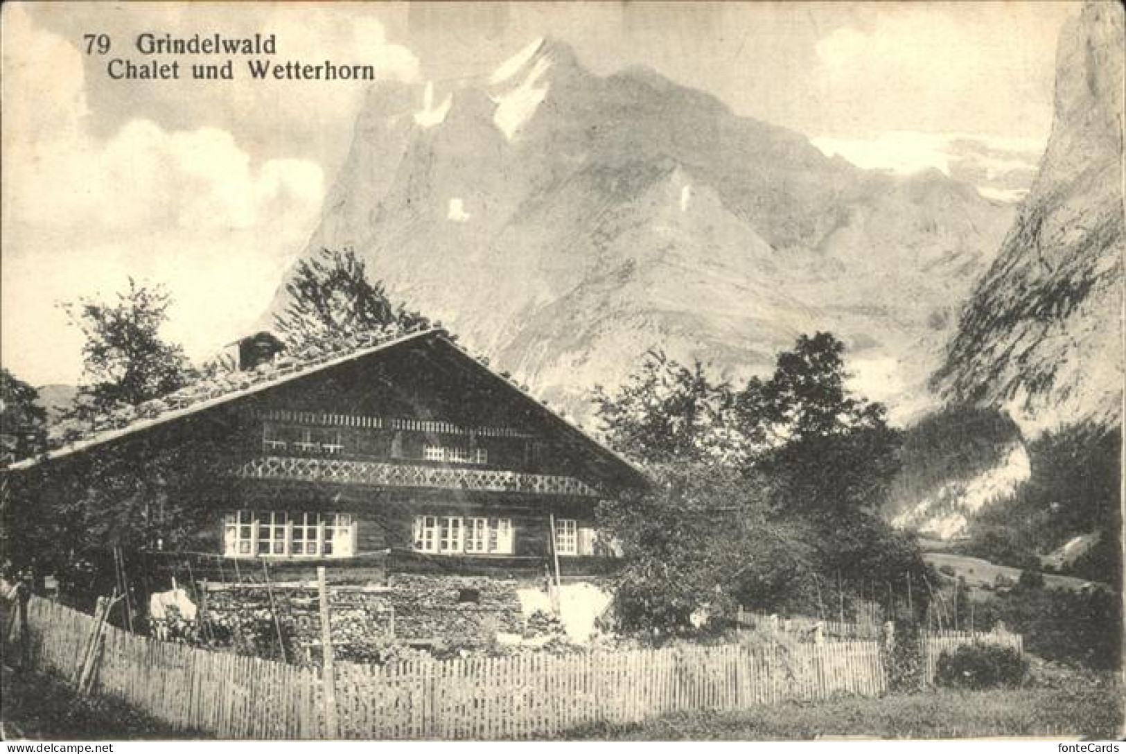 11379373 Grindelwald Chalet Und Wetterhorn Grindelwald - Other & Unclassified