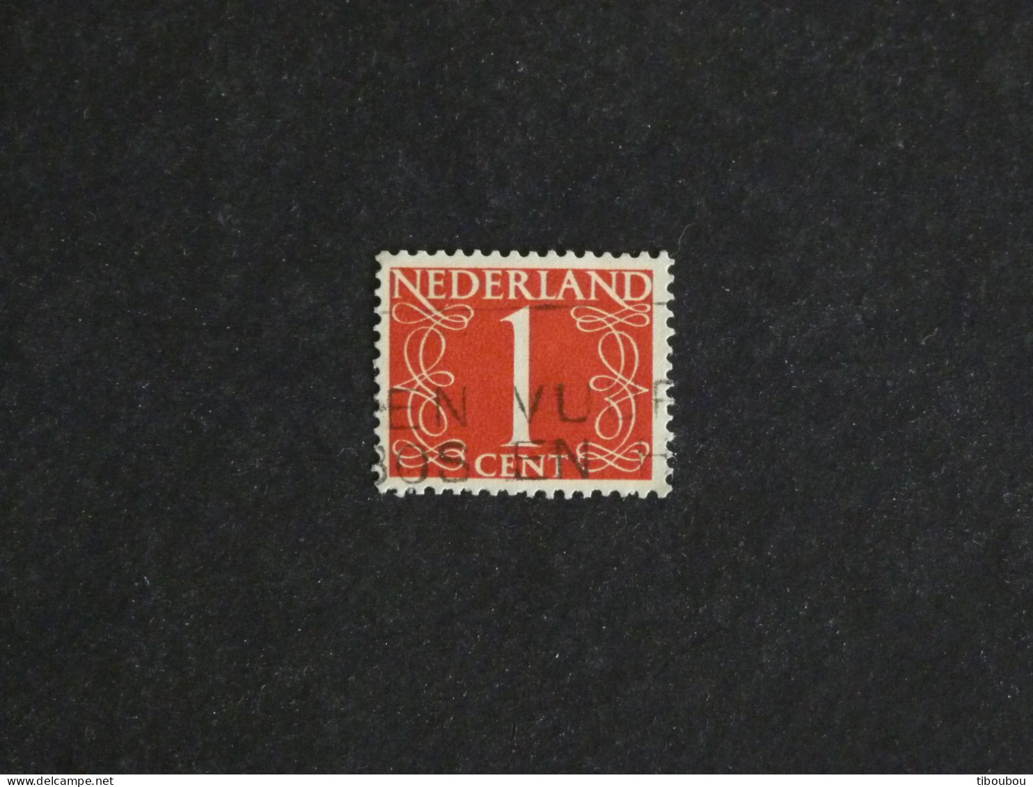 PAYS BAS NEDERLAND YT 457 OBLITERE - CHIFFRE - Used Stamps