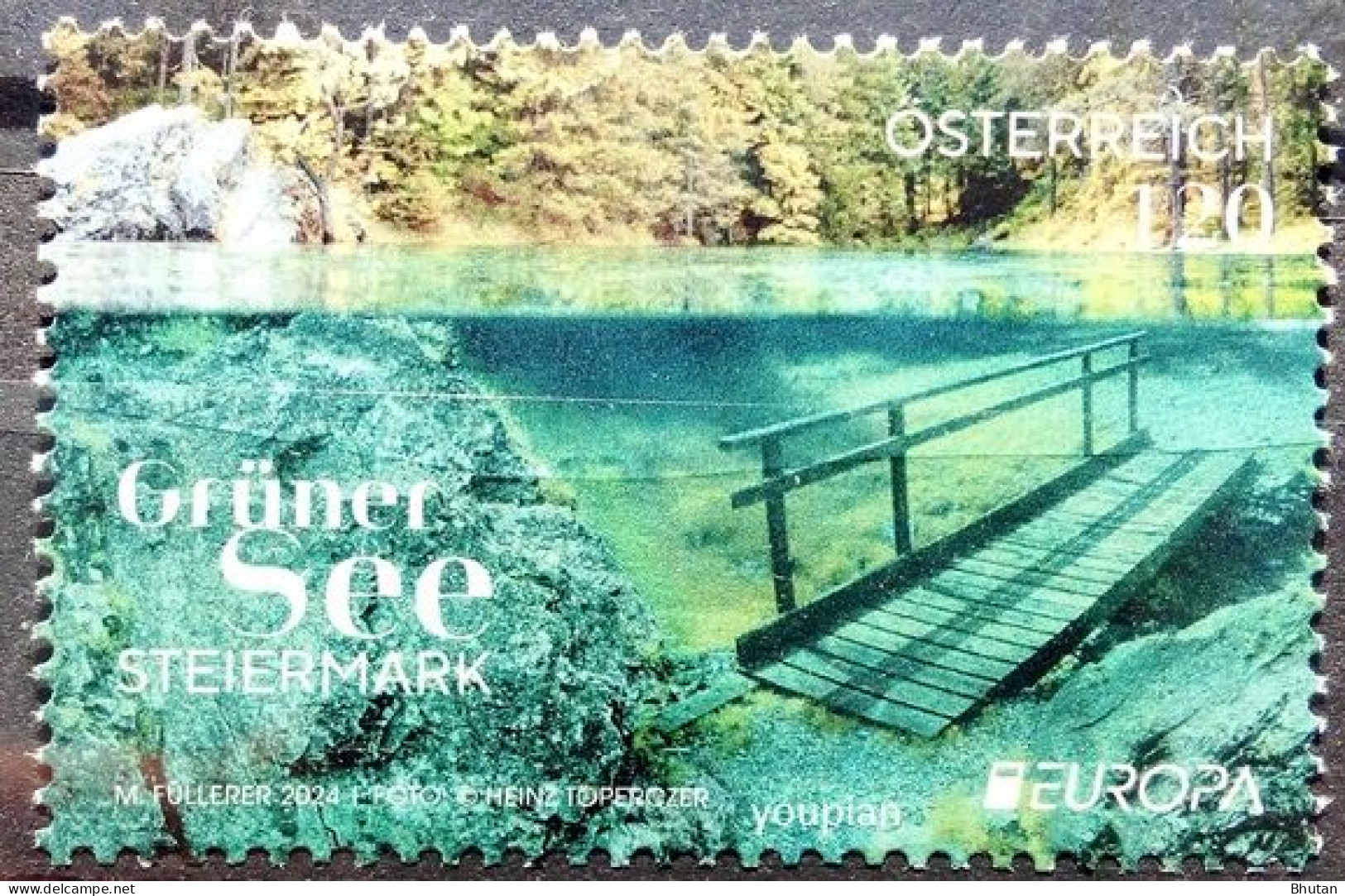 Austria 2024, Europa - Underwater Flora And Fauna, MNH Single Stamp - Nuevos
