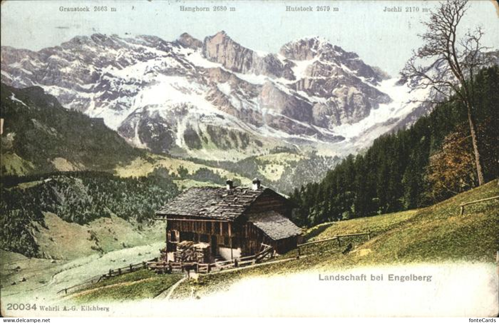 11379161 Engelberg OW Landschaft Alpen Huette Engelberg - Sonstige & Ohne Zuordnung