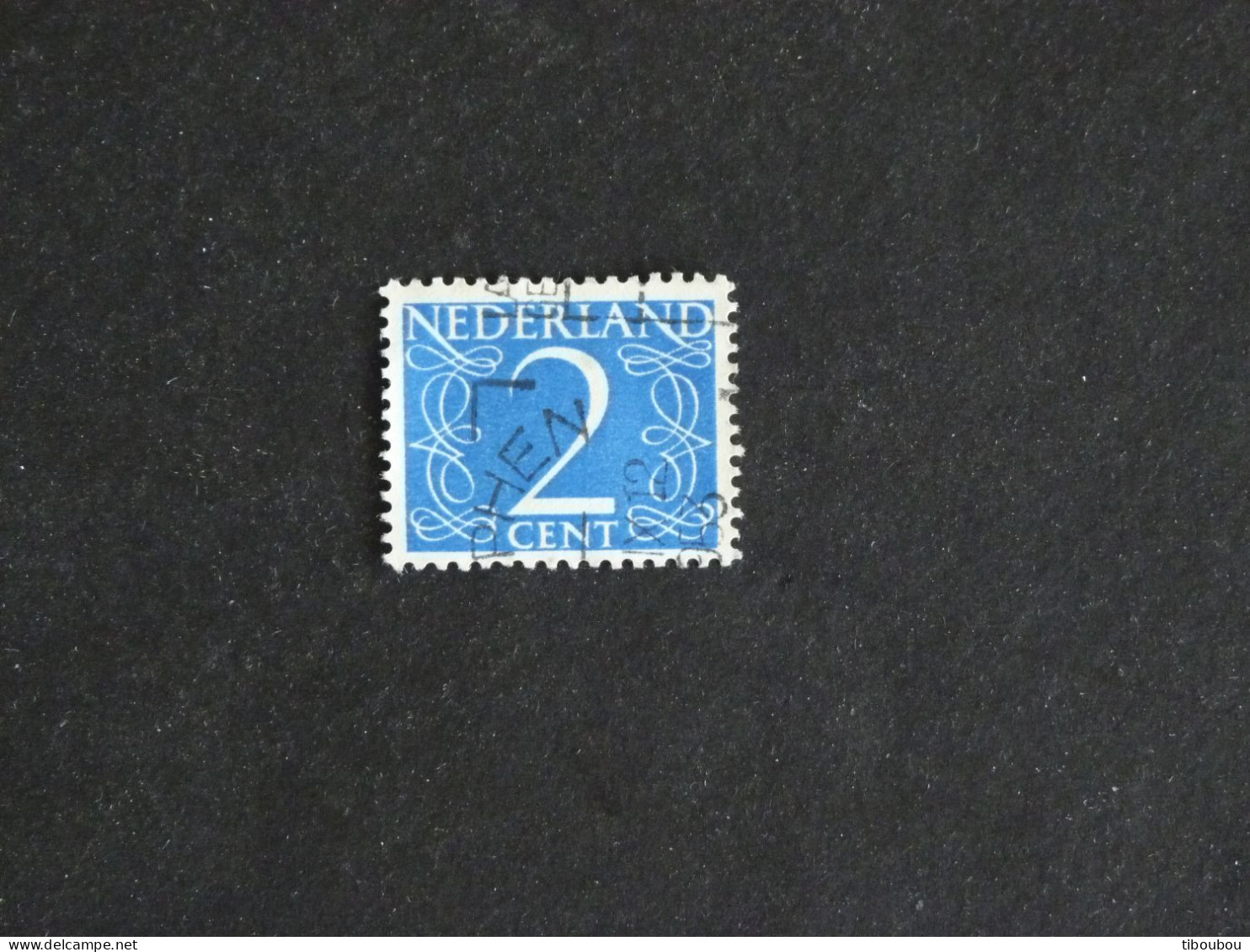 PAYS BAS NEDERLAND YT 458 OBLITERE - CHIFFRE - Used Stamps