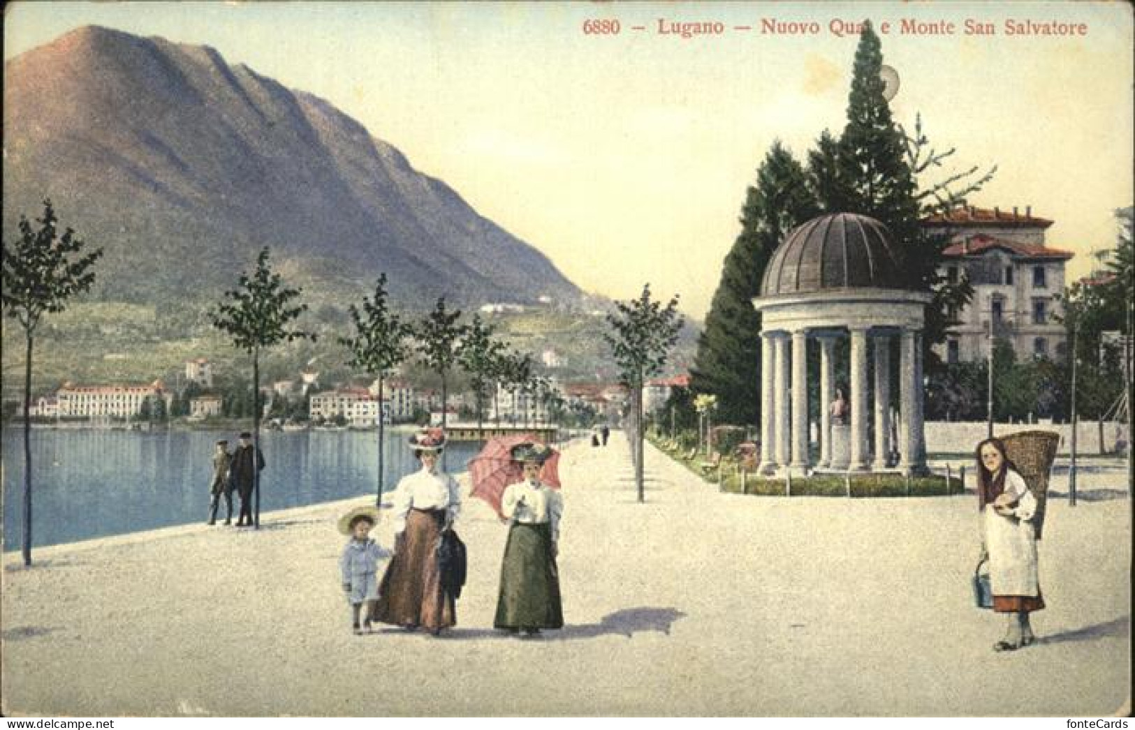 11377814 Lugano TI Nuovo Quai Et Monte San Salvatore Lago Pavillon Lugano - Autres & Non Classés
