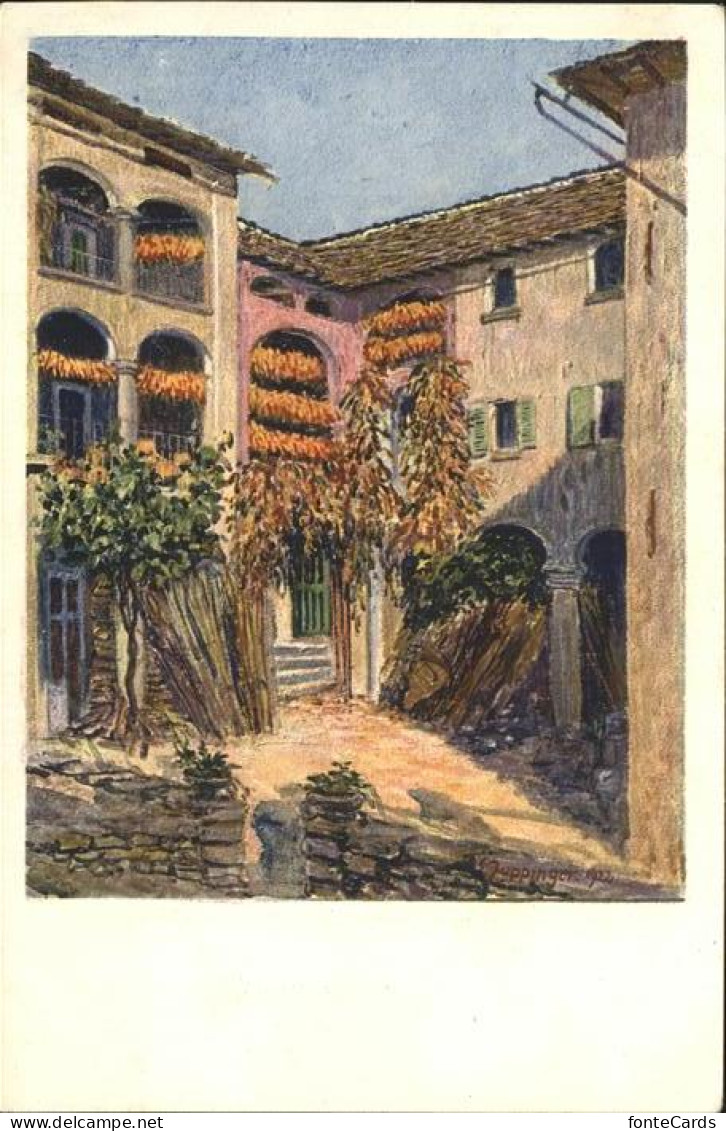 11377746 Losone Cortile Rustico Kuenstlerkarte Losone - Other & Unclassified