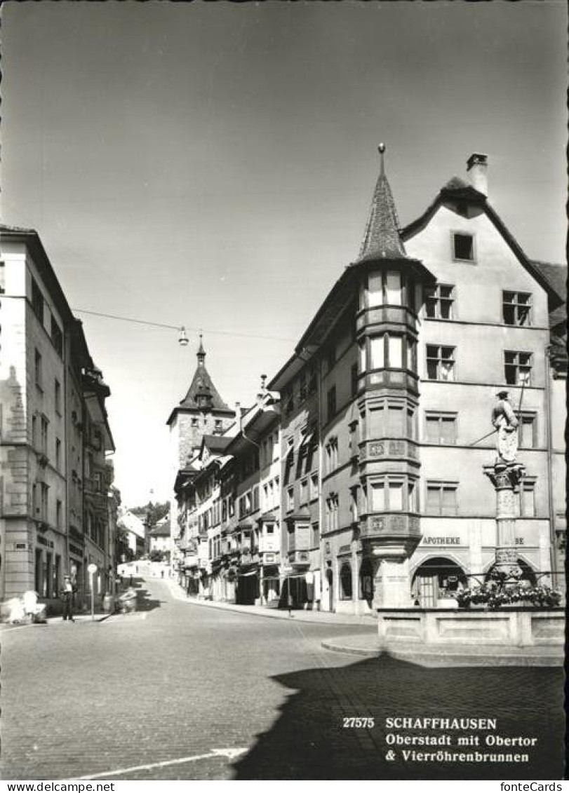 11377662 Schaffhausen SH Oberstadt Obertor Vierroehrenbrunnen Schaffhausen - Other & Unclassified