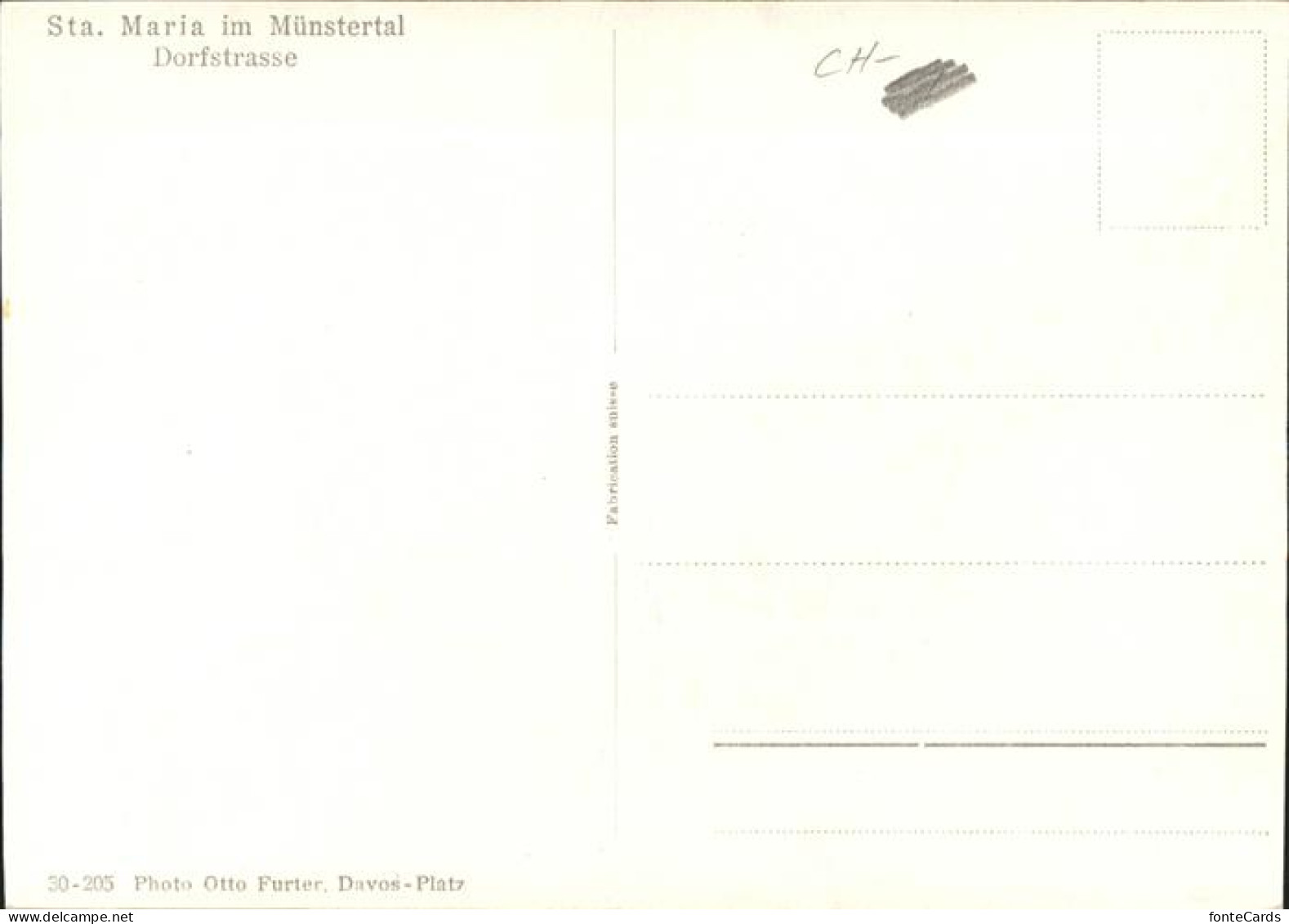 11377668 Sta Maria Muestair Dorfstrasse Sta Maria Muestair - Autres & Non Classés