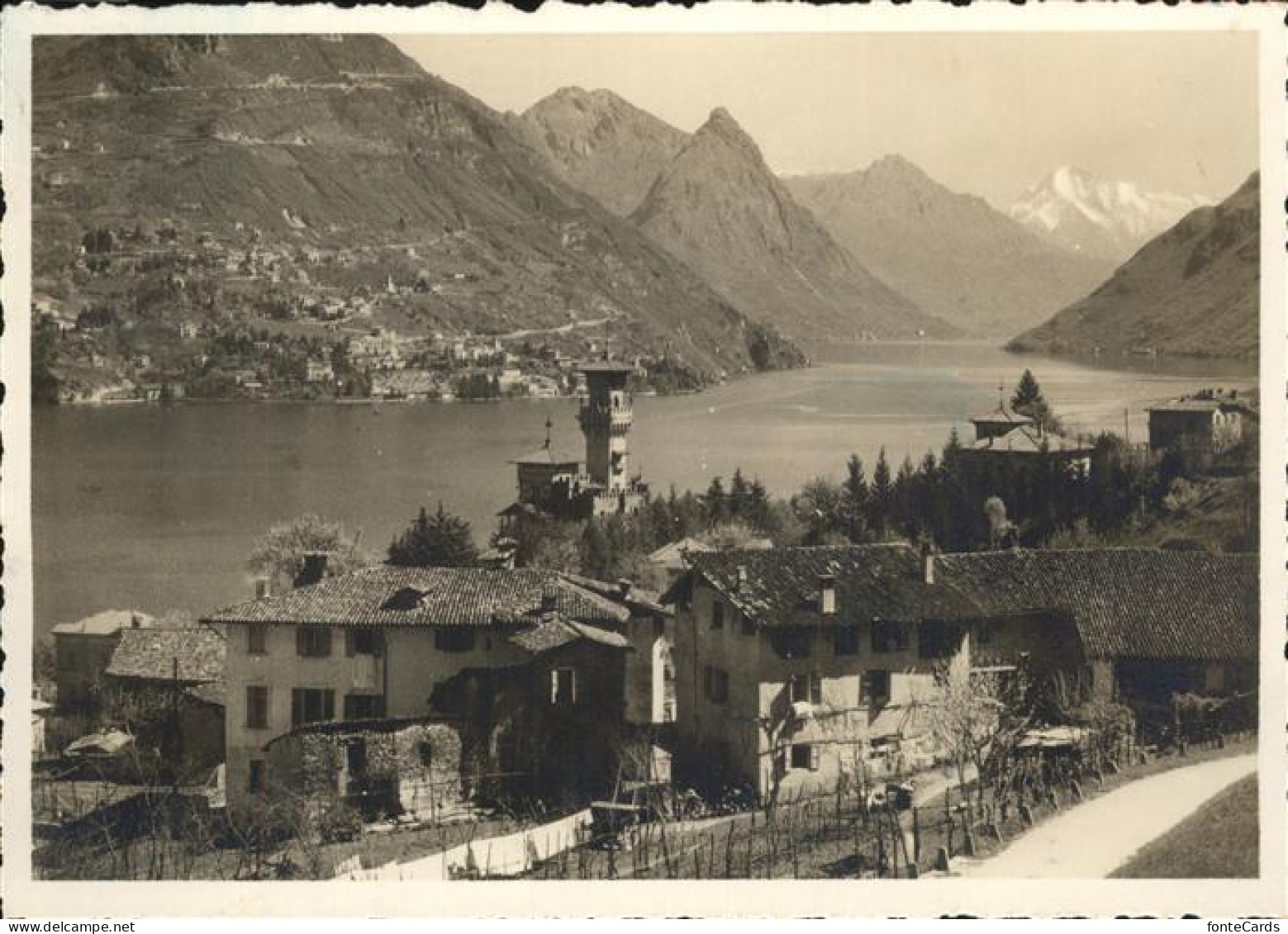 11377657 Lugano TI Paradiso Vers Porlezza Lugano - Sonstige & Ohne Zuordnung