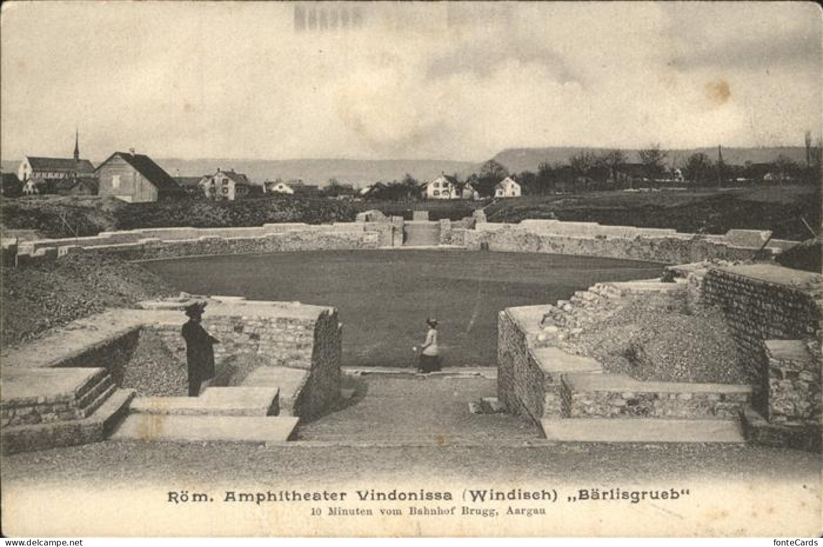 11377647 Windisch AG Vindonissa Roem. Amphitheater Baerlisgrueb Windisch AG - Autres & Non Classés