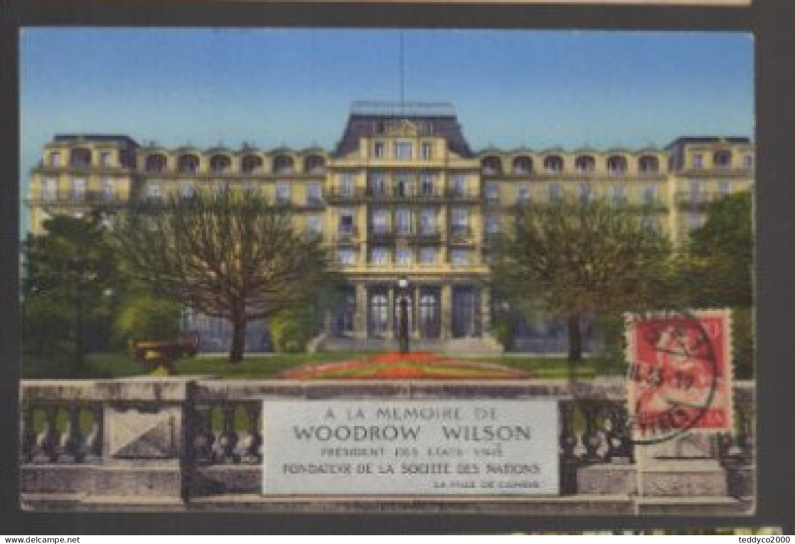 GENEVE Palais De Nations 1933 - Andere & Zonder Classificatie