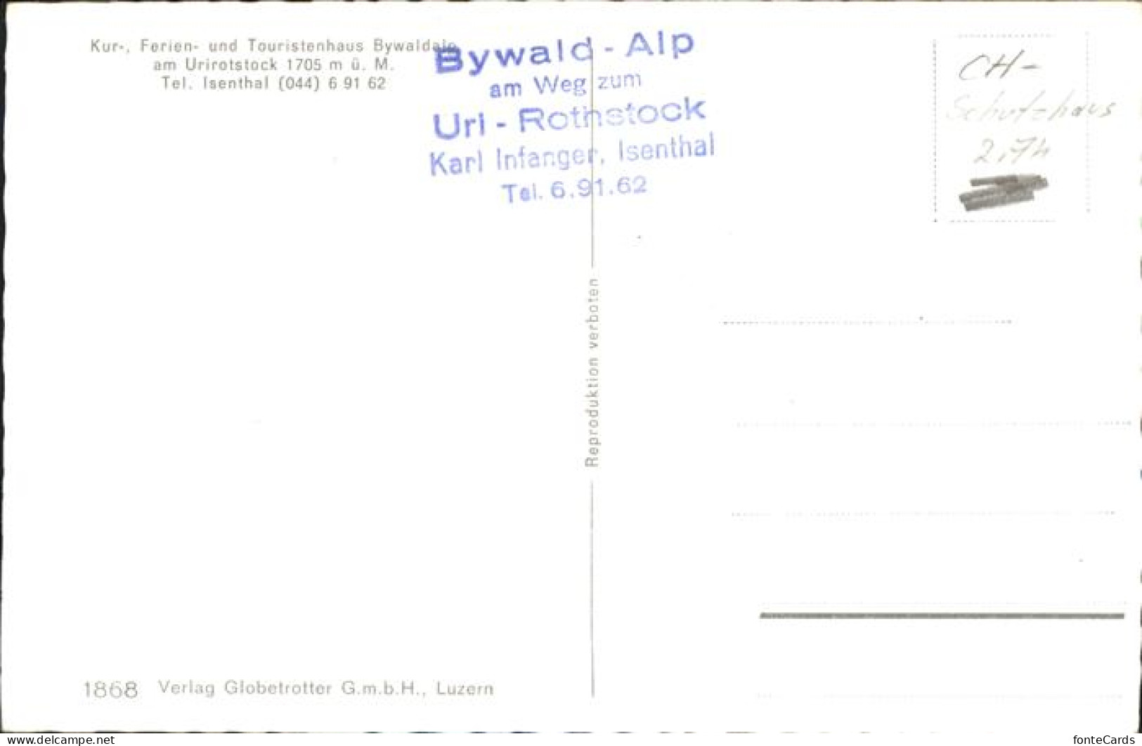 11377574 Isenthal Bywaldalp Urirotstock Isenthal - Autres & Non Classés