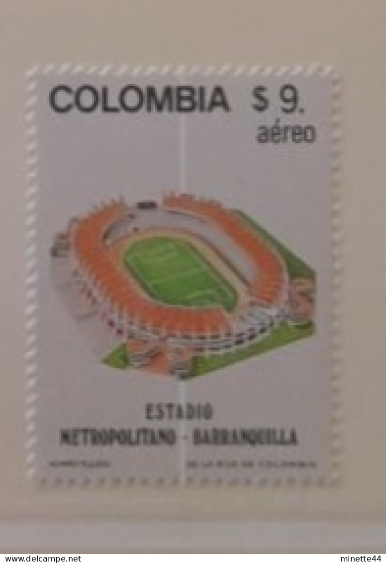 COLOMBIE COLOMBIA 1982  MNH** 15 Stamps Full Set  FOOTBALL FUSSBALL SOCCER CALCIO VOETBAL FUTBOL FUTEBOL FOOT FOTBAL - Ungebraucht