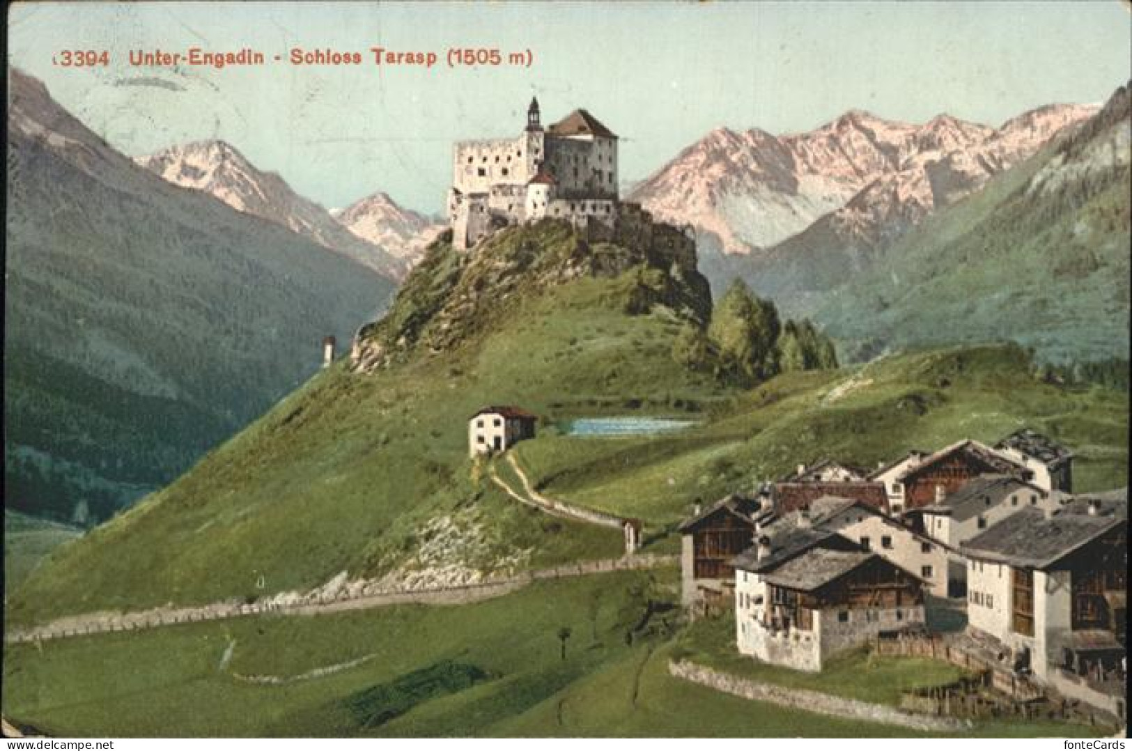 11377558 Engadin GR Unter-Engadin Schloss Tarasp Engadin GR - Other & Unclassified