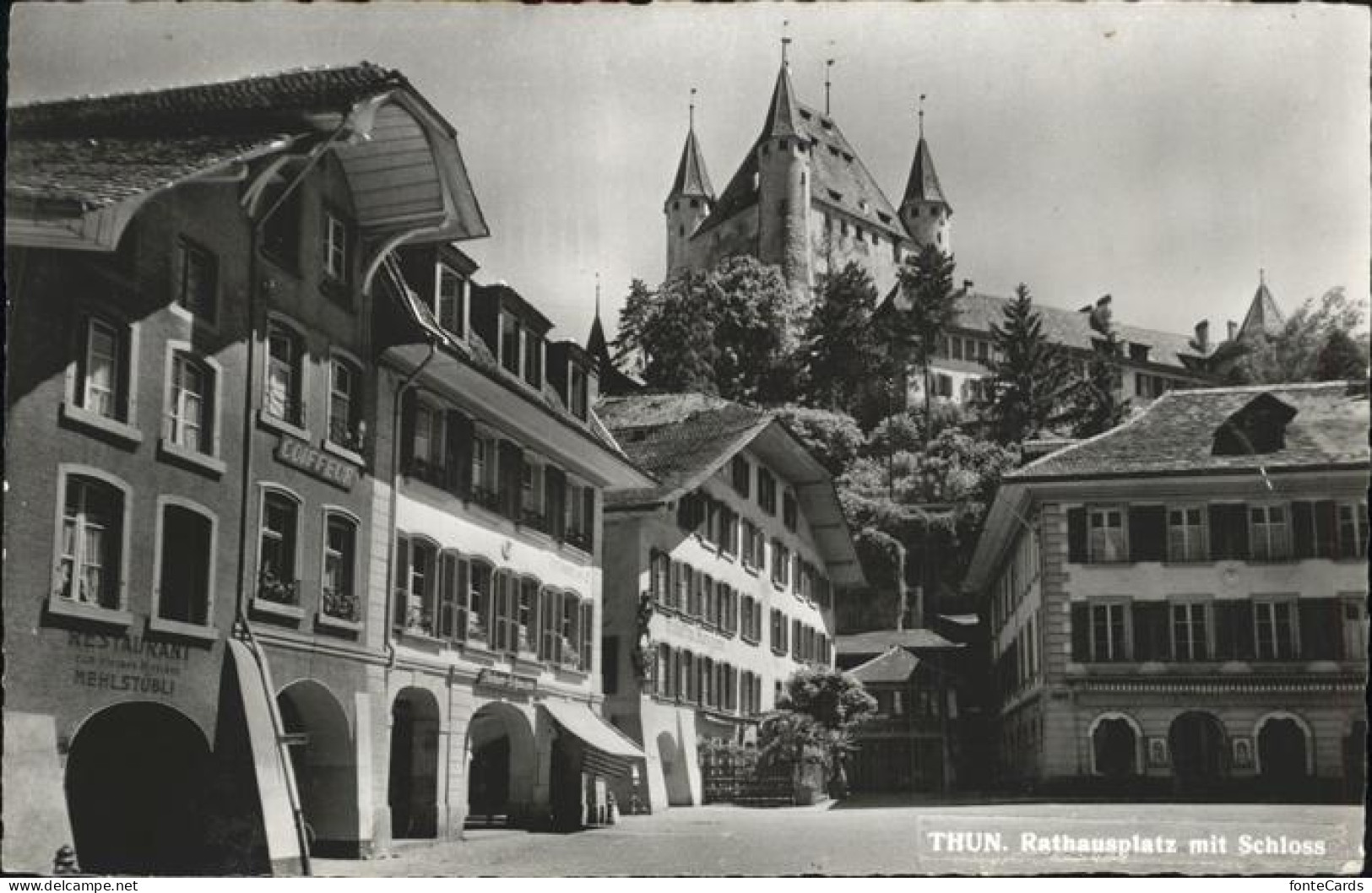 11377544 Thun BE Rathausplatz Schloss Thun - Autres & Non Classés