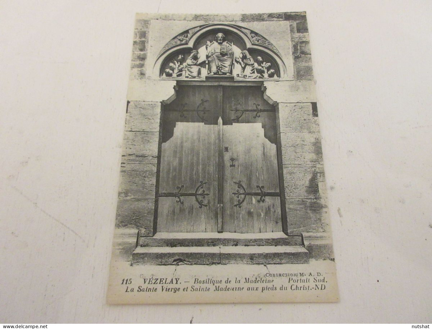 CP CARTE POSTALE YONNE VEZELAY BASILIQUE De La MADELEINE PORTAIL SUD Ste VIERGE  - Vezelay