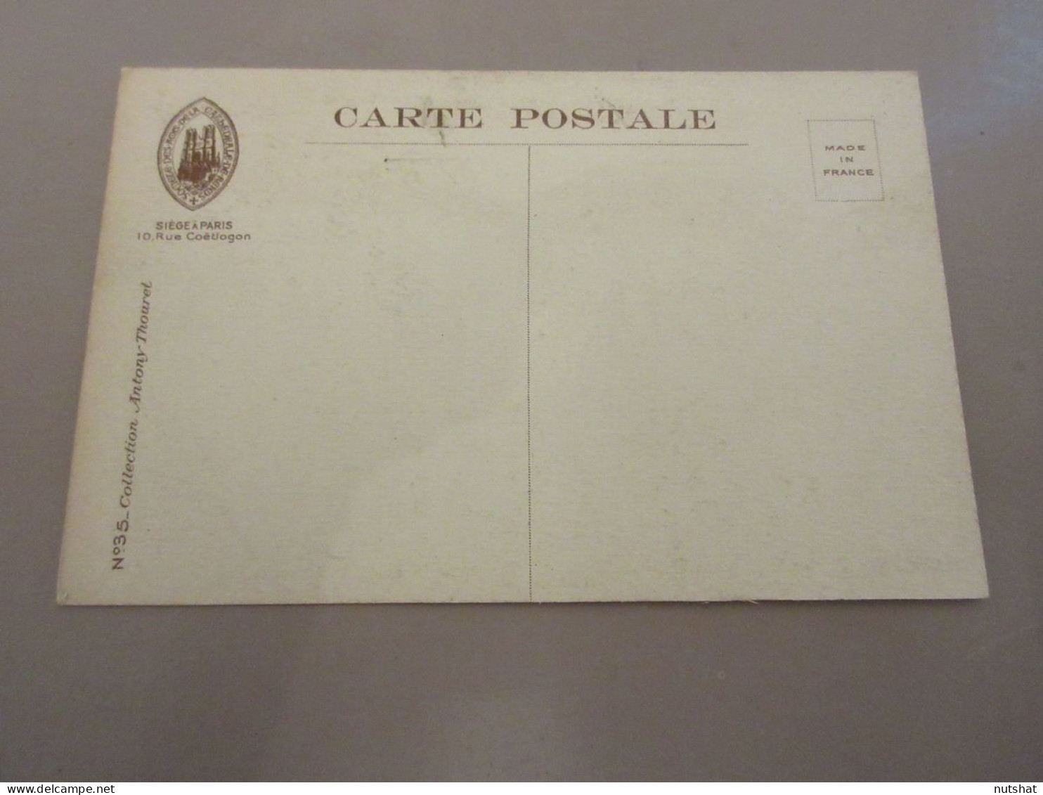 CP CARTE POSTALE MARNE 35 CATHEDRALE De REIMS PORCHES Du TRANSEOT En 12.1918     - Reims