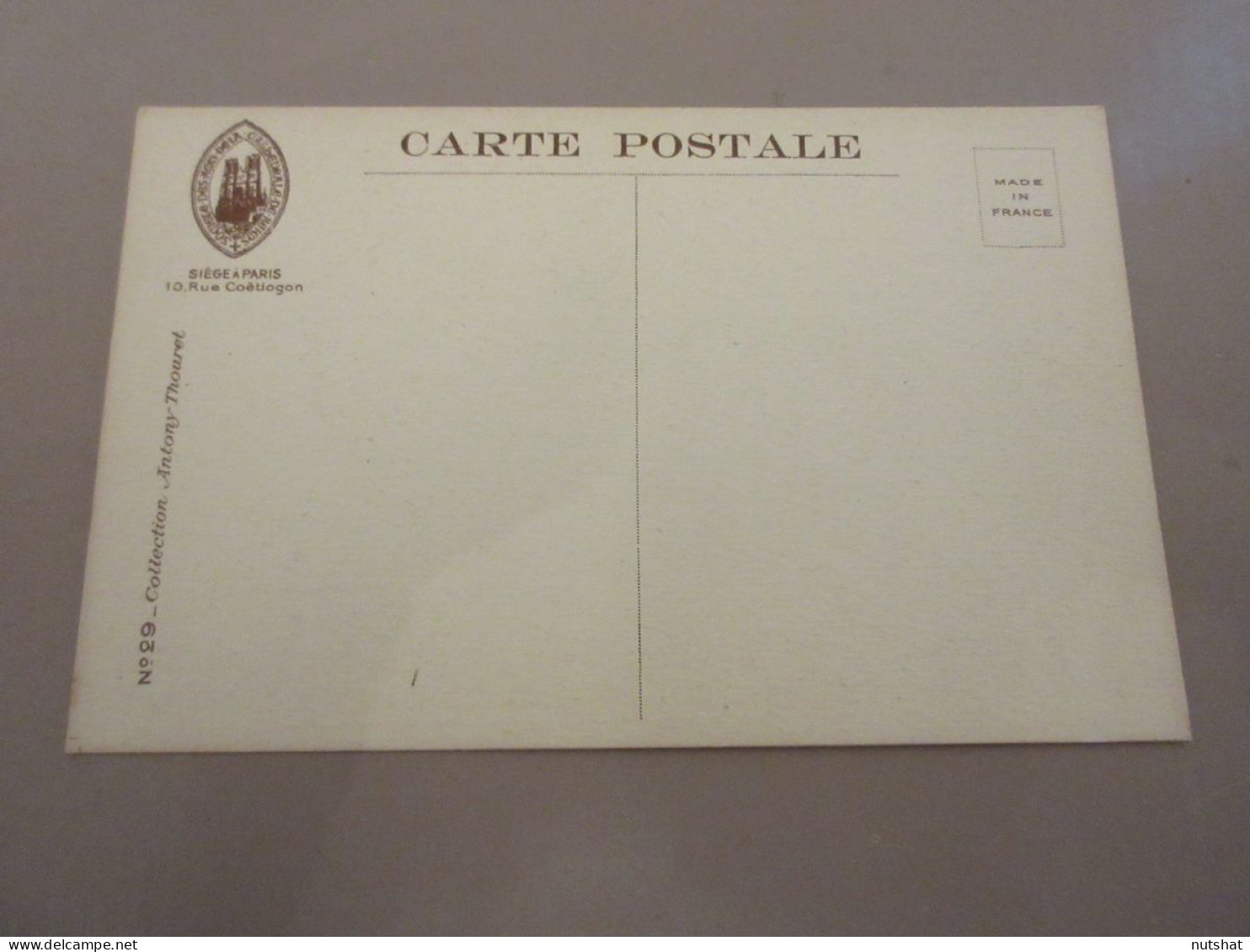 CP CARTE POSTALE MARNE 29 CATHEDRALE De REIMS FACADE COURONNEMENT De La VIERGE   - Reims