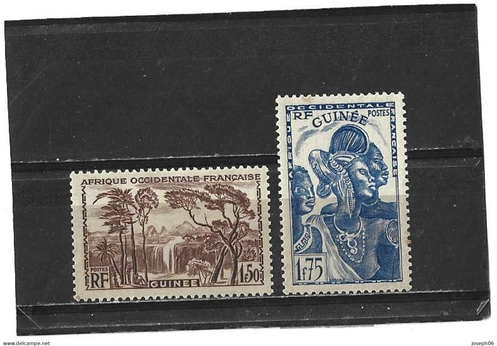 GUINEE   1938   Y.T. N° 125  à  146  Incomplet  NEUF**  140  141 - Unused Stamps