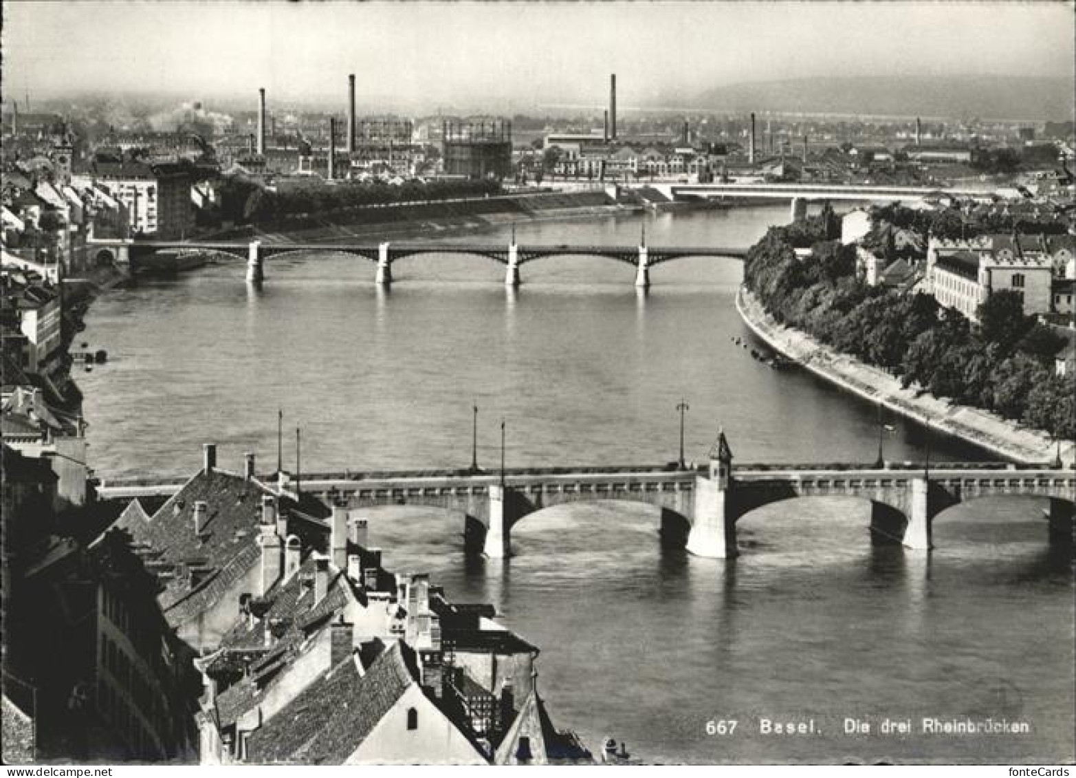 11377453 Basel BS Drei Rheinbruecken Basel BS - Other & Unclassified