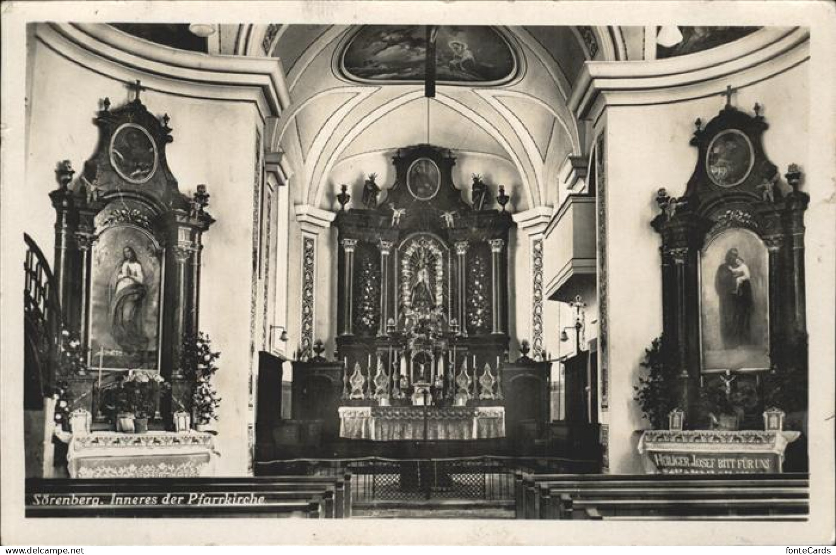 11377429 Soerenberg LU Inneres Pfaarkirche Soerenberg - Andere & Zonder Classificatie