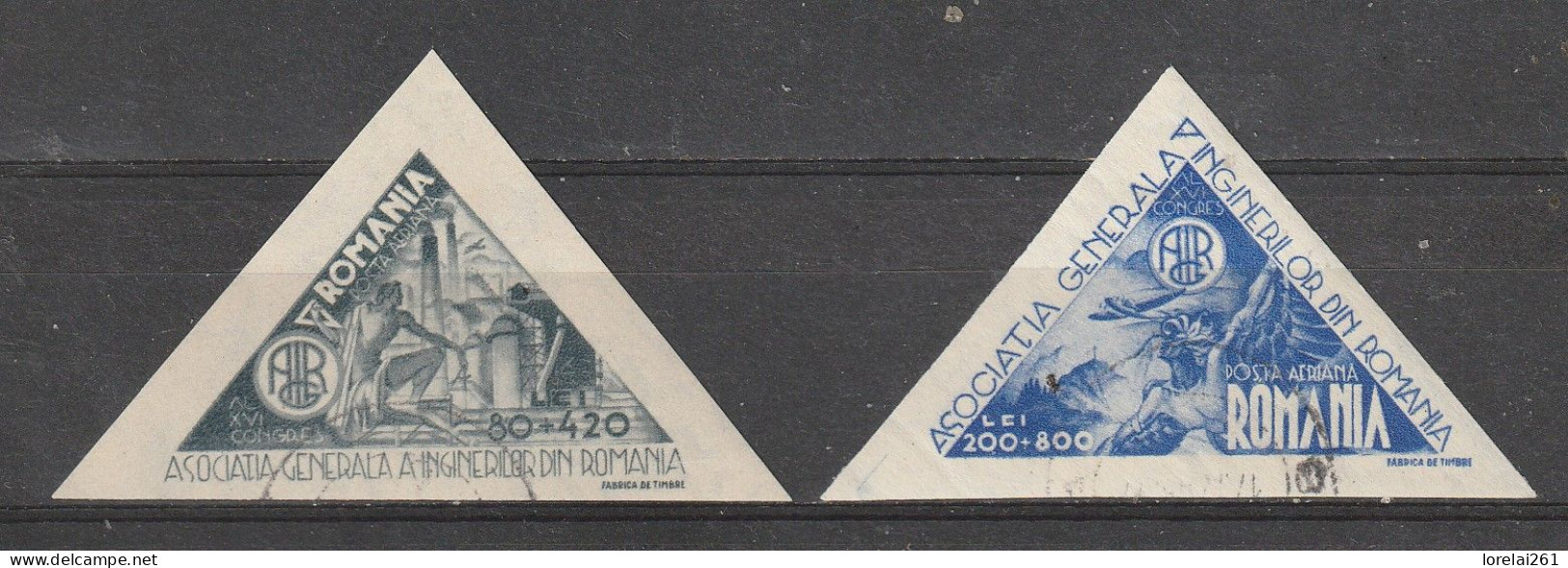 1945 -  Association Générale Des Ingénieurs Mi No 913/914 - Used Stamps