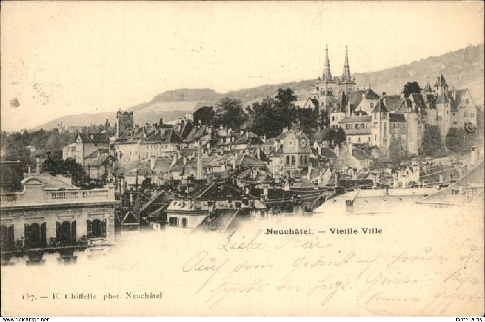 11377352 Neuchatel NE Vieille Ville Neuchatel - Sonstige & Ohne Zuordnung