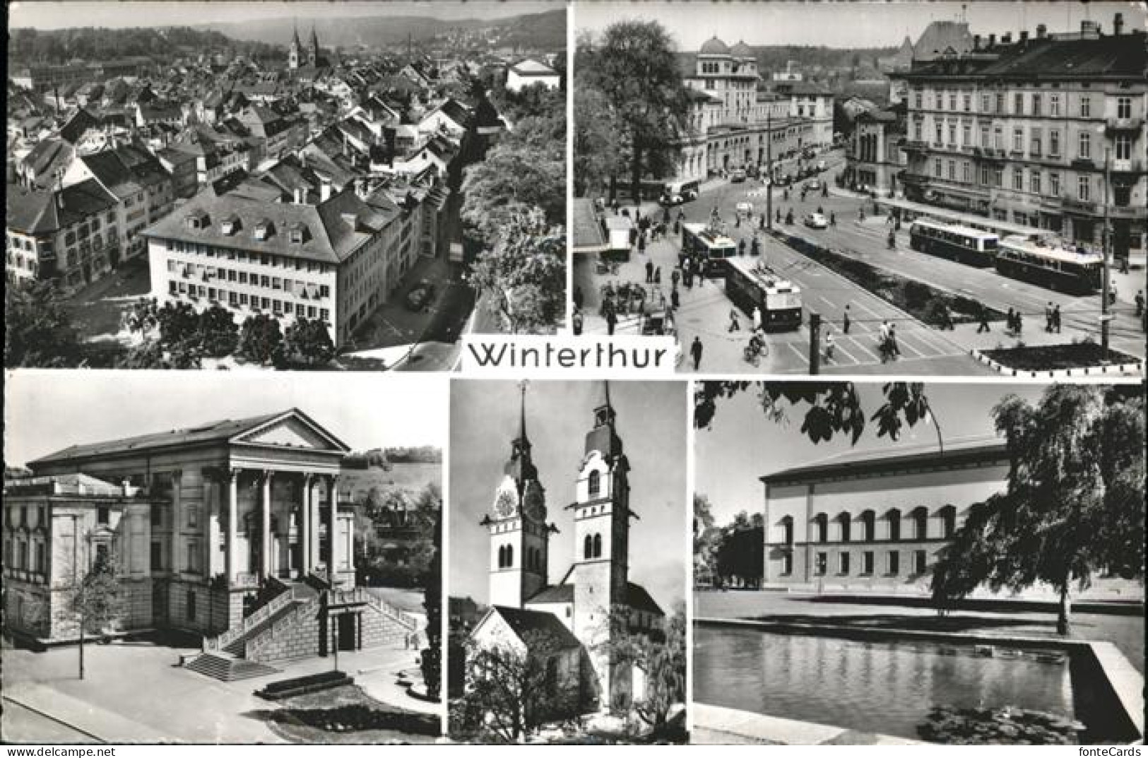 11377335 Winterthur Strassenbahn Kirche Winterthur - Sonstige & Ohne Zuordnung