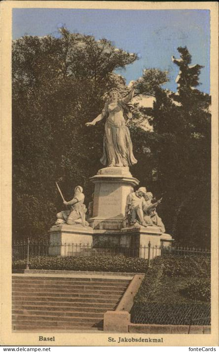 11377267 Basel BS St. Jakobsdenkmal Basel BS - Andere & Zonder Classificatie