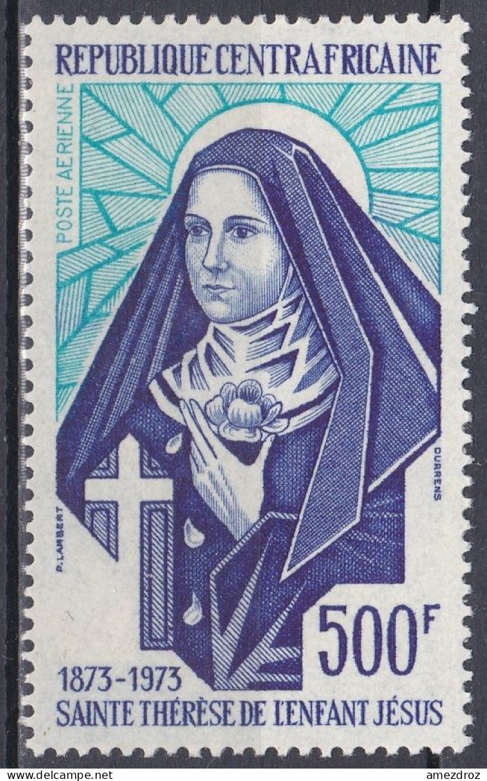 Centrafrique 1973 NMH ** 100e Anniversaire De La Naissance De Sainte Thérèse De Lisieux, 1873-1897 (K12) - República Centroafricana