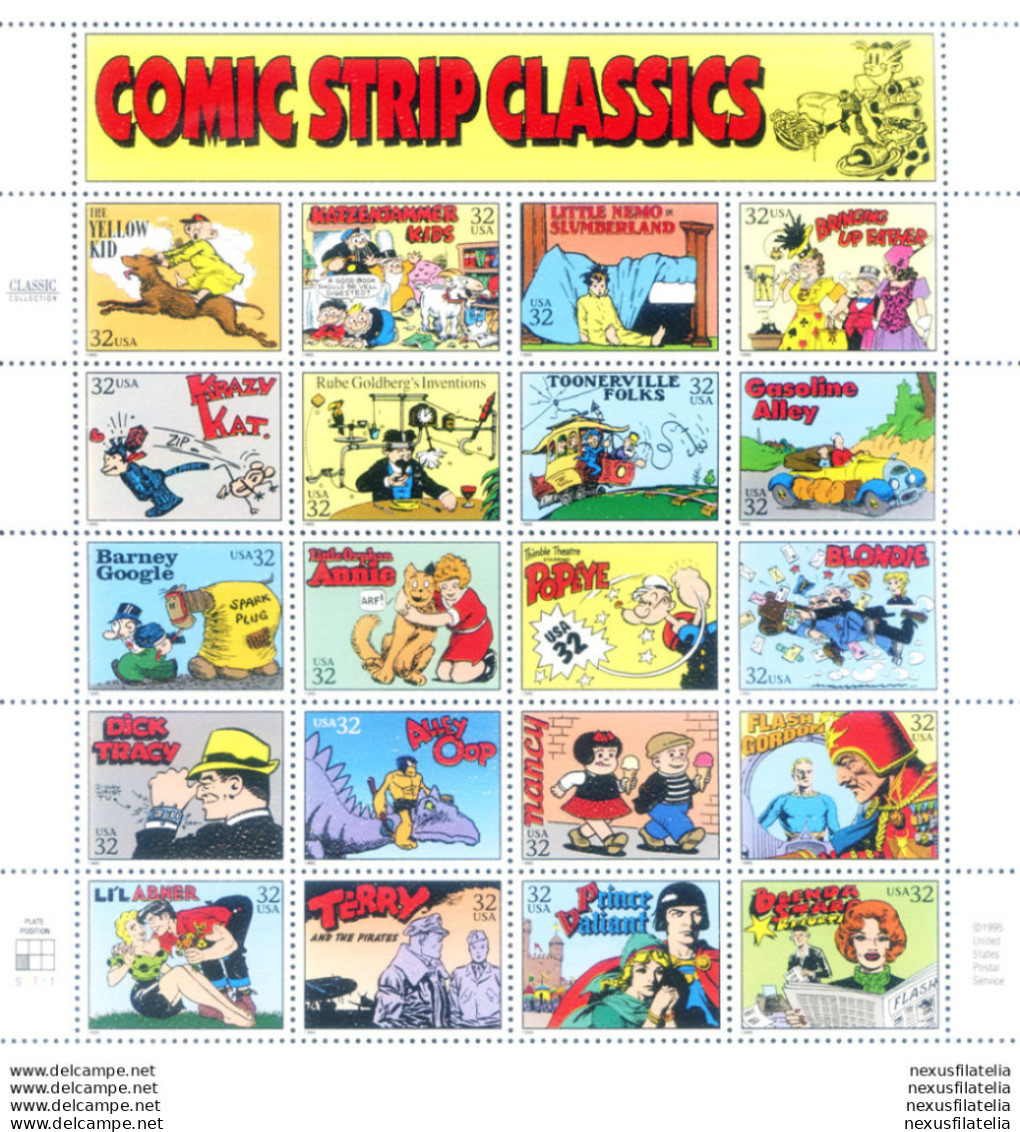 Fumetti. Strisce Classiche 1995. - Blocks & Sheetlets