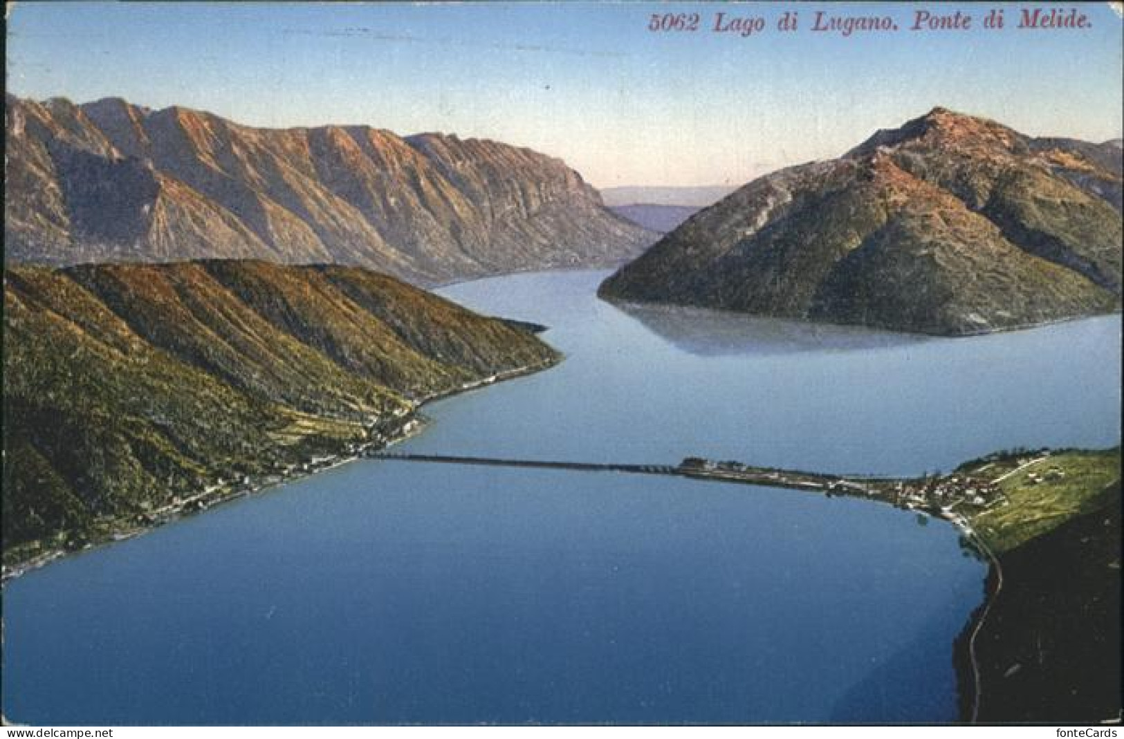 11377194 Lugano TI Lago Di Lugano Ponte Di Melide Lugano - Otros & Sin Clasificación