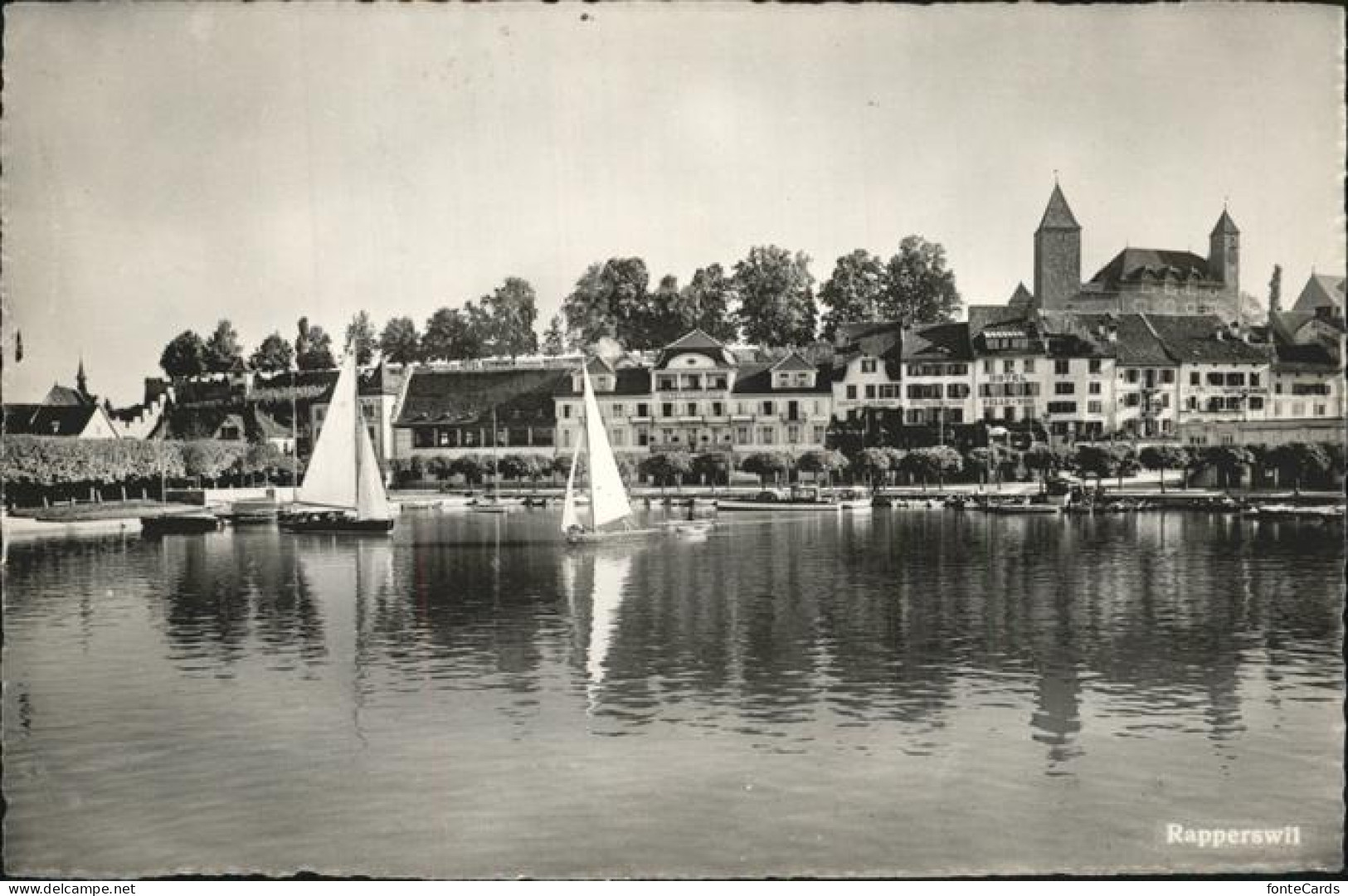 11377157 Rapperswil SG Segelboote Schloss Rapperswil SG - Other & Unclassified