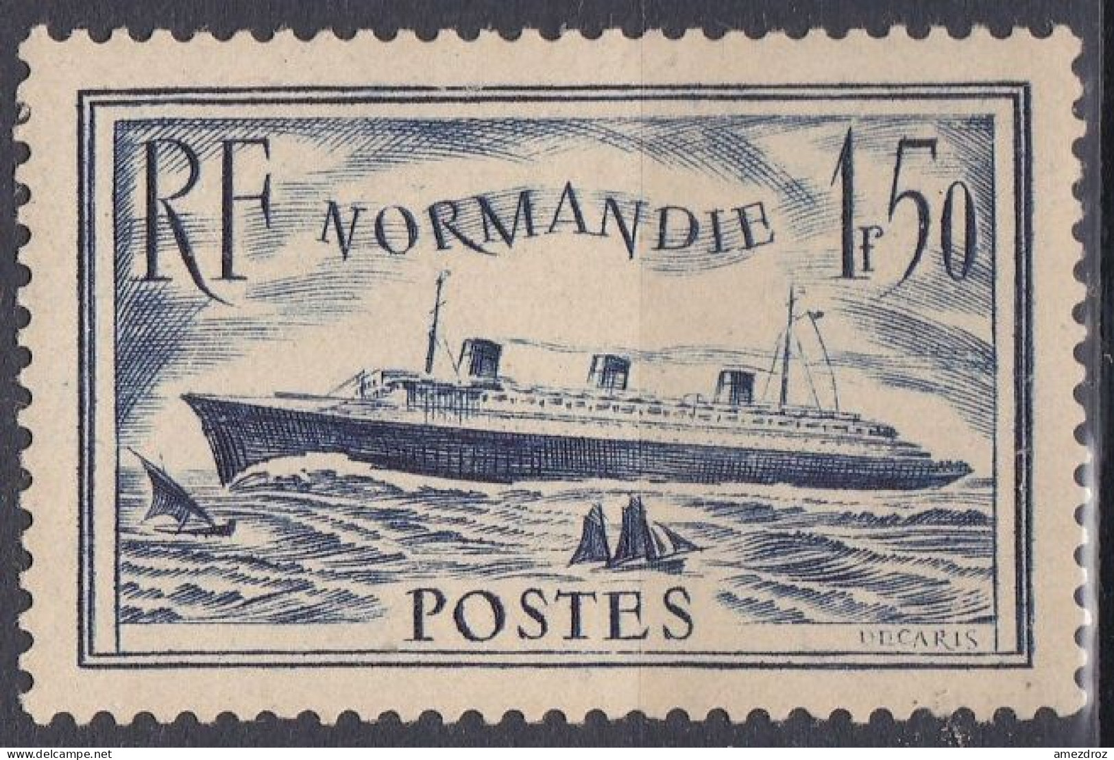 France 1935-1936 N° 299 * Paquebot Normandie  (G16) - Neufs