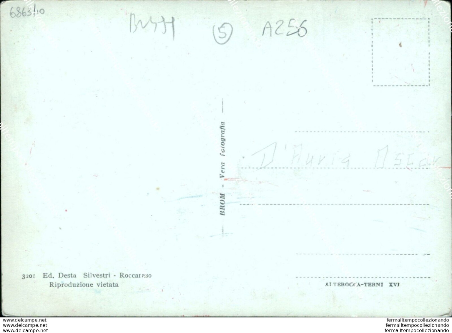 Bn499 Cartolina Roccaraso Campi Di Sci Presso L'abitato Provincia Di L'aquila - L'Aquila