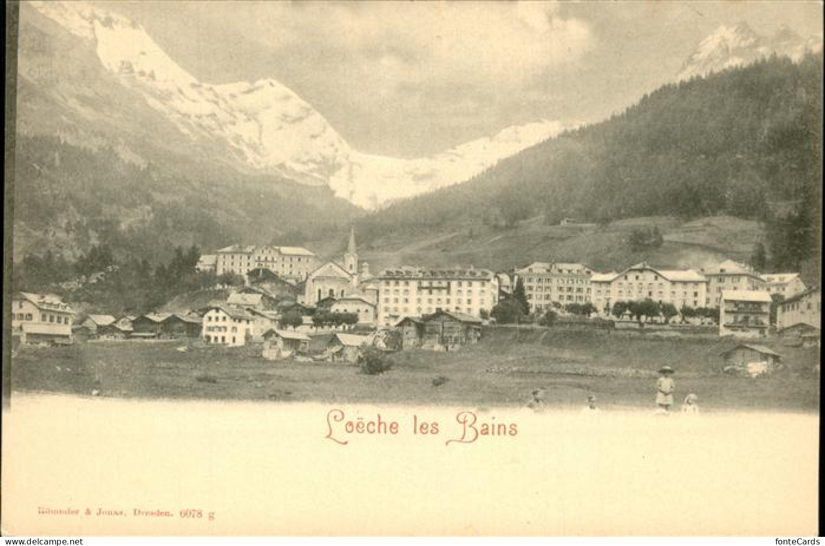 11372361 Loeche-les-Bains Ortsansicht Mit Alpenblick Leukerbad - Other & Unclassified